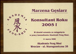 Konsultant Roku 2005